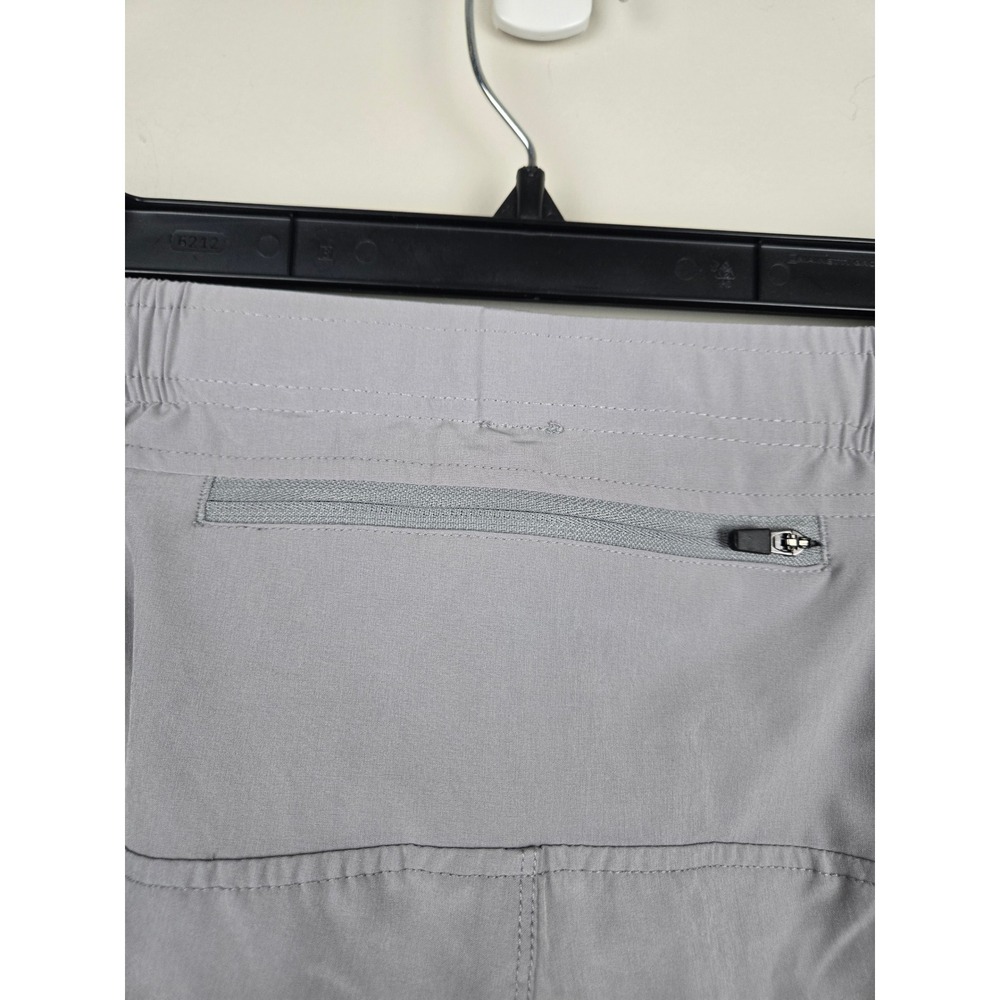 Haimont Womens Running Shorts Gray Liner Zipper Pocket Athletic Size Large - Picture 6 of 11